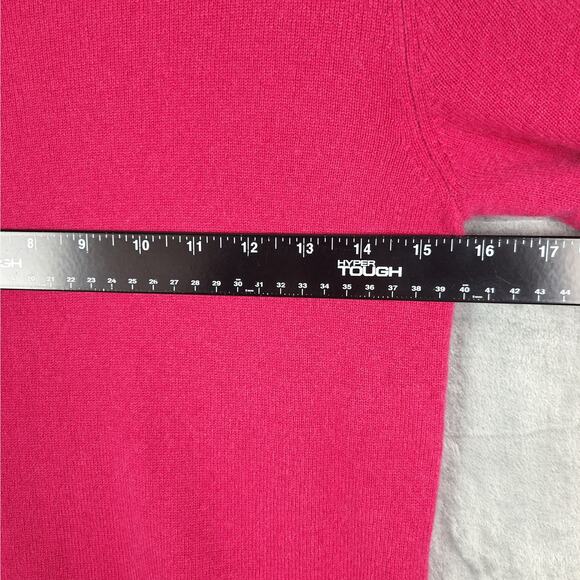 Womens Sweater Medium Vintage Cashmere Preppy Quiet Luxury Capsule Casual Pink - Picture 4 of 7